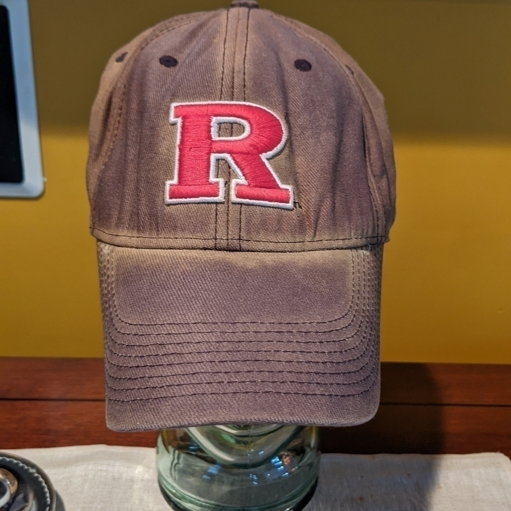 Nike Rutgers Scarlet Knights Baseball Hat Cap Distressed